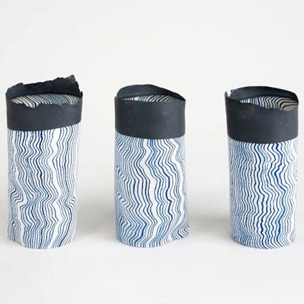 Henk-Wolvers three sculptural vessels