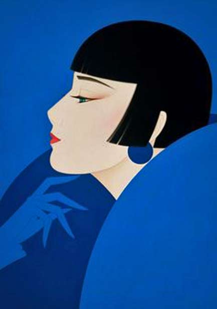 ichiro-tsuruta art deco head shot