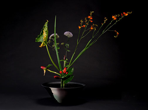 Ikebana Ikenebo Rikka Shimputai---Linda Prasasto