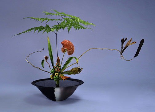Ikebana-Ikenebo-Rikka-Shimputai-------Lusy-Wahyudi Indonesia