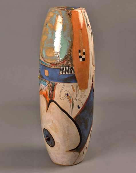 Ines-Hassenberg-(Germany) cylinder ovoid vase