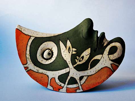 Inna Olshansky abstract head sculpture