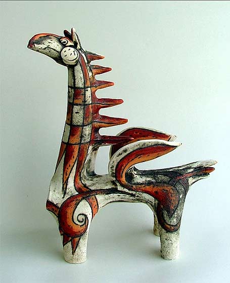 Inna-Olshansky ceramic horse