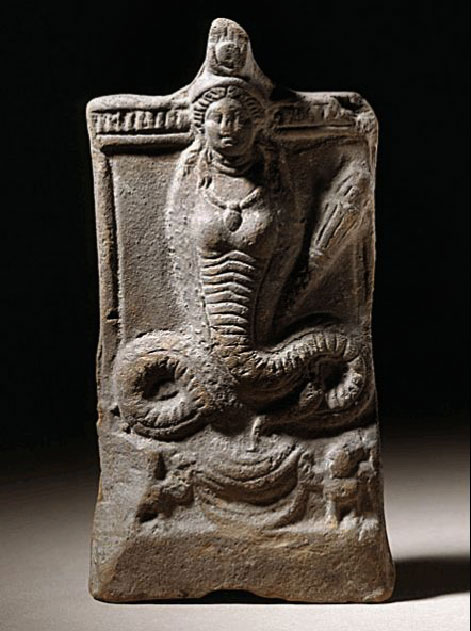 Isis, the Graeco Egyptienne serpent goddess descended from Nammu Tiamat