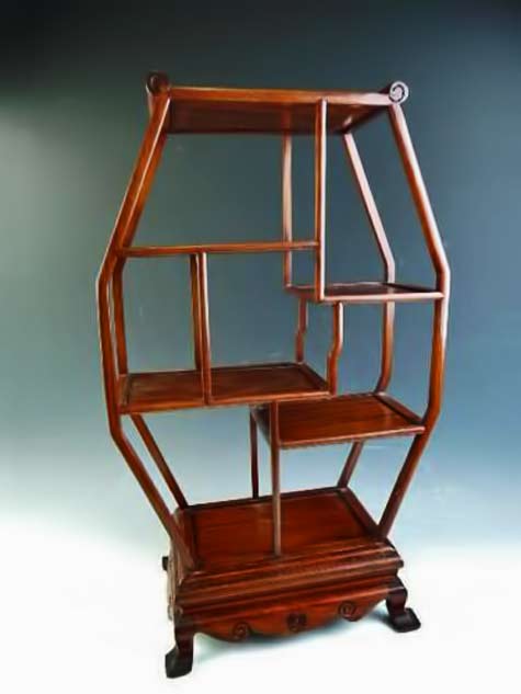 Japanese-Chinese-Wooden-Karaki-GARDEN-TUB-Flower-vase-stand-Ikebana