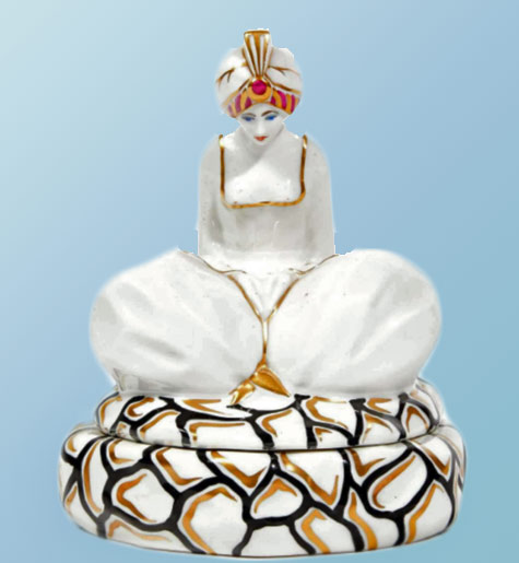 JB France.-Hindu princess porcelain figurine