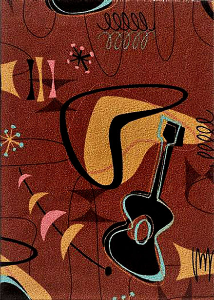 Jetson-Coco-Tropical-Hawaiian-Fabric Mid Century