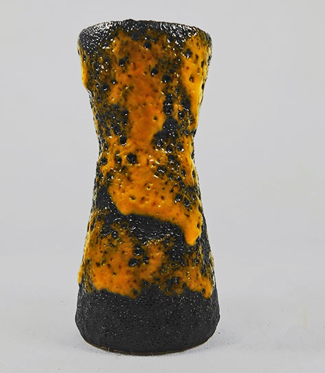Jopeko 70s West German Pottery Modernist Pop Art Space Age Fat Lava Vase. 11 cms