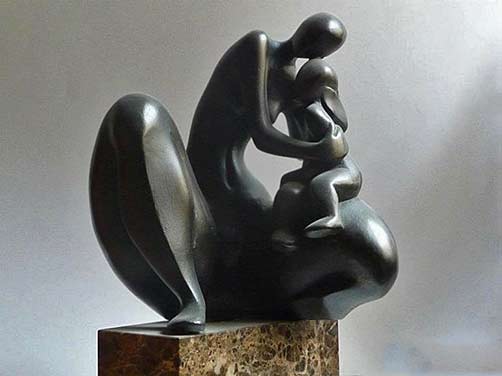 Josep-Sanchez-Carrasco black stone sculpture