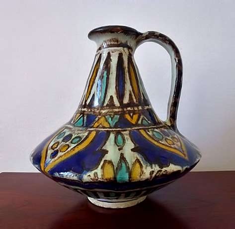 Vintage Jug-Vase-Nabeul-Tunisia