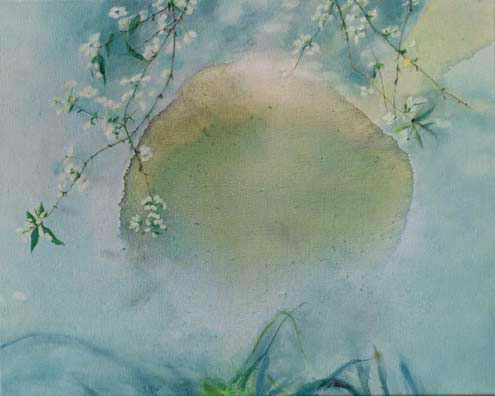 June-Yun -- Green-Dream-oil-painting