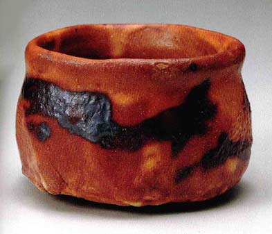 Kato-Tokuro---Akane-Shino-Chawan-(茜志野茶碗-Crimson-Shino-Tea-Bowl-1985)