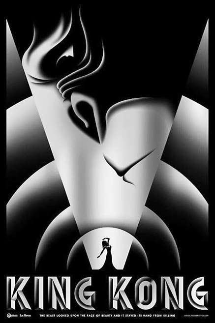 king-kong-by-la-boca Art Deco style poster art