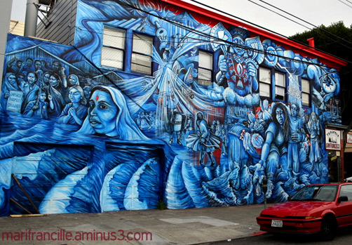LA-LLORONA’S-SACRED-WATERS-Acrylic-mural-on-stucco,--30’-60’