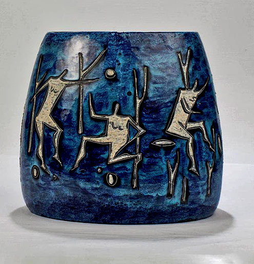 Large-Lava-and-Blue-Glaze-Italian-Mid-Century-Modern-Gambone-Style-Pottery-VaseDavid-Sterner-Antiques-LLC