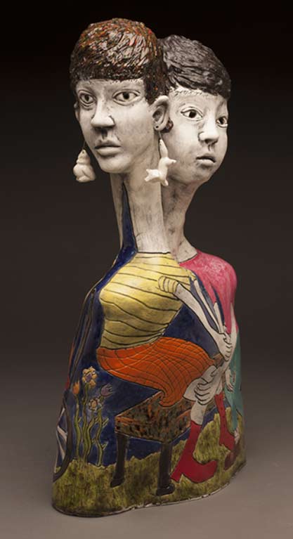 Laura-Jean-McLaughlin--Entangled ceramic sculpture