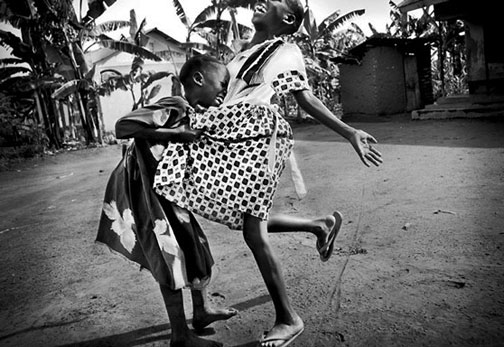 Leslie Alsheimer---Dignity Two girls laughing