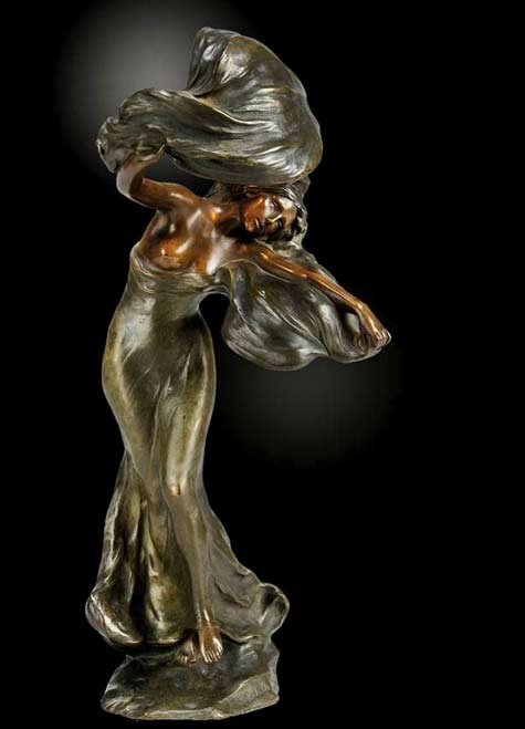 Loïe-Fuller-1900 art-nouveau statue
