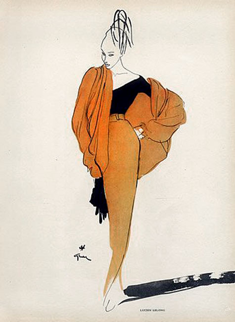 Lucien Lelong-1946-René Gruau,