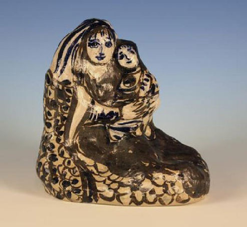 Lydia-Corbett-Mother and child ceramic sculpture