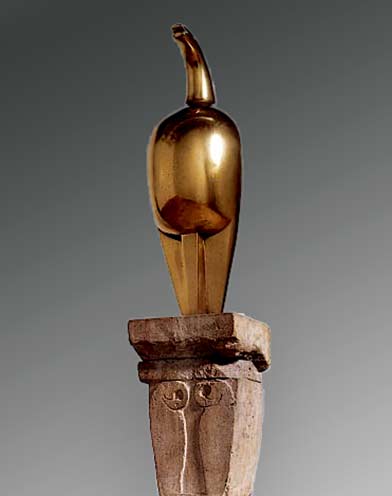 Maiastra-bronze sculpture--Constantin-Brancusi