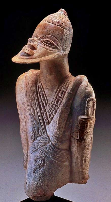terracotta Djenne style sculpture figure