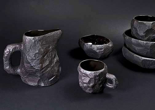 max-lamb-black basalt-crockery-collection
