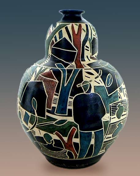 Marty-Ray---The-Neighborhood ceramic vase