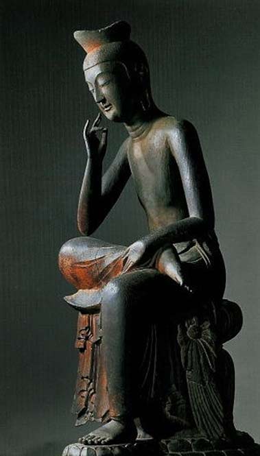 National-treasure-of-Japan Miroku Bosatsu statue