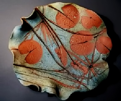 Natural forms sculpture project platter - Alice Ballard
