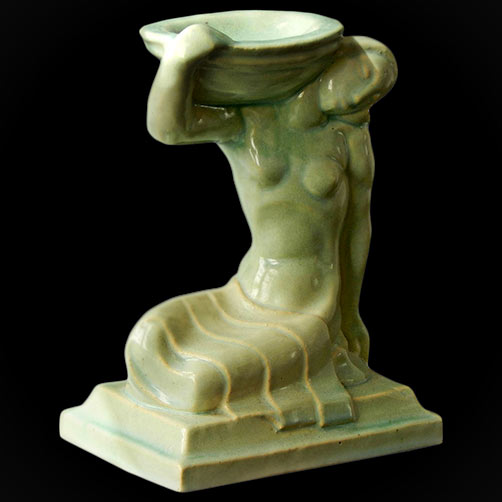 Art Deco Sculpture by Solon for Amer, Encaustic