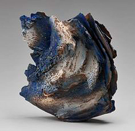 Pascale Lehmann raku sculpture