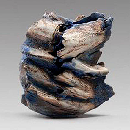 Pascale Lehmann raku sculpture