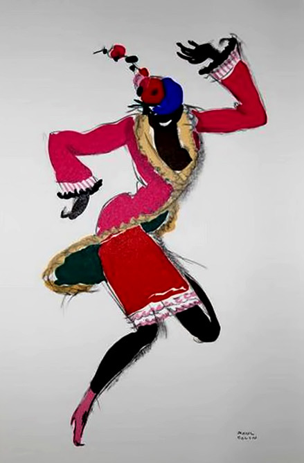 Paul-Colin-Black-Thunder---The-review--Josephine-Baker--Lithograph