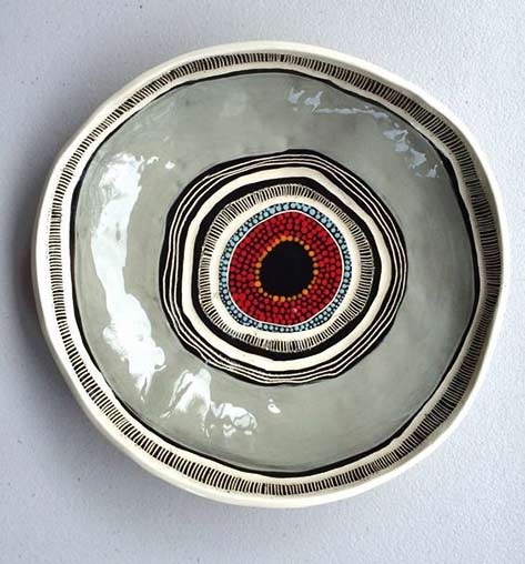 Penny Evens Australian indigenous art vessel