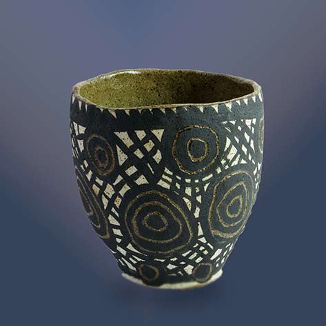 Pepai Jangala Carroll, Walungurru, 2015, Stoneware, H 20