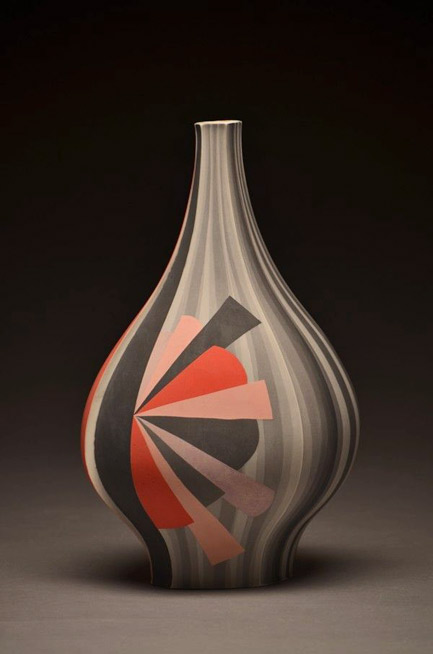 Peter-Pincus--baluster vase