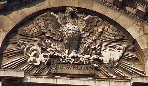 Phoenix sculpture at Saint Pauls 
