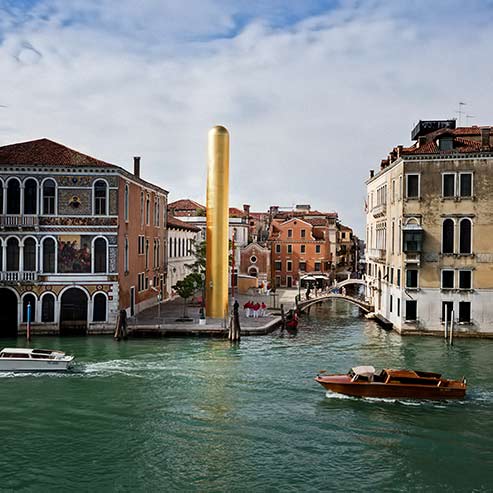 Photo-richard-ivey-courtesy michael-werner-new-york-london--venice-art-biennale_The Golden Tower by James Lee Byars