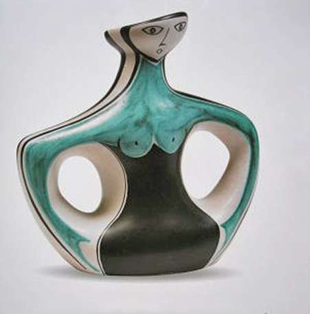 pol-chambost figural vase