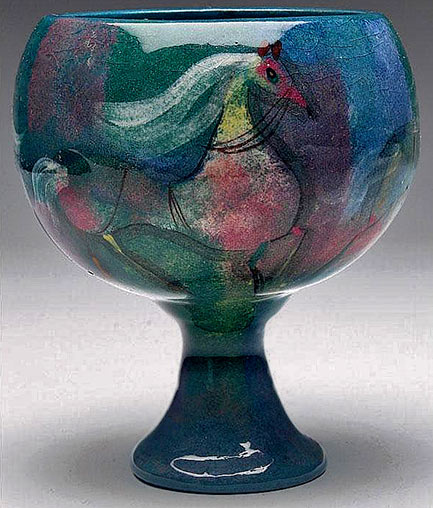 Polia Pillin chalice, footed form