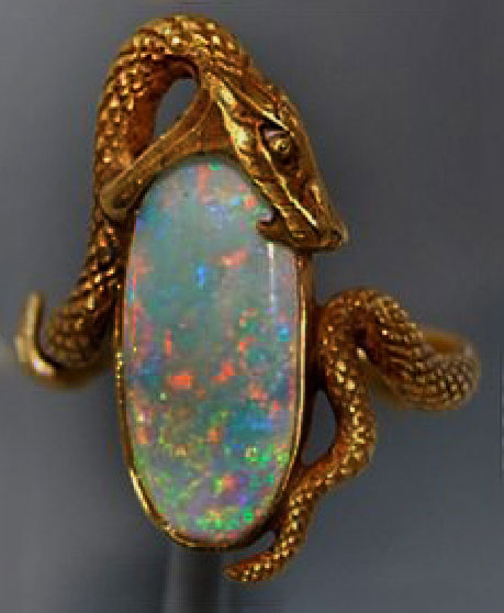 Rene Lalique ~ Gold Serpent