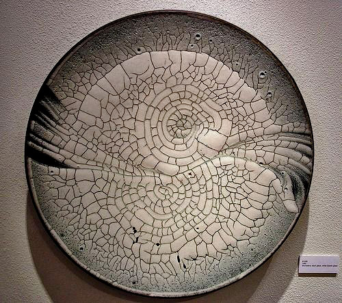 Robert-Sperry crackle glaze plate