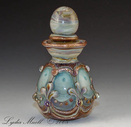 Roman Bath House Perfume Bottle by Lydia Muell