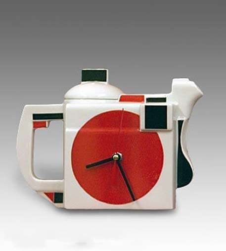 russian-constructivist teapot-clock
