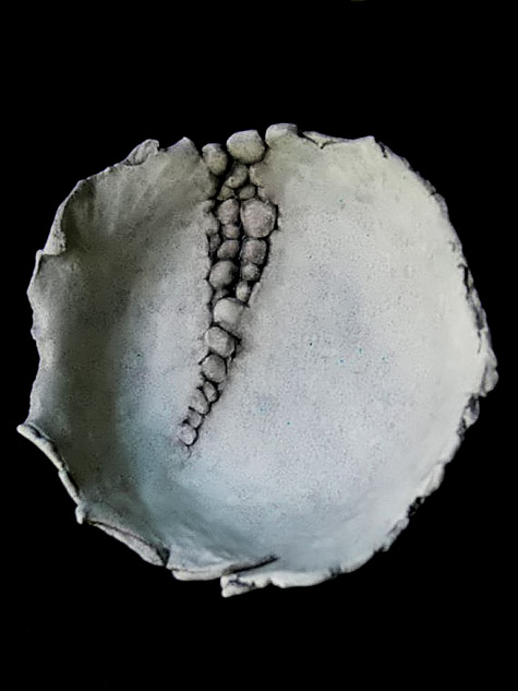 Rustic-hand-built-ceramic-bowl-in-grey-and-black FullCircleInventions