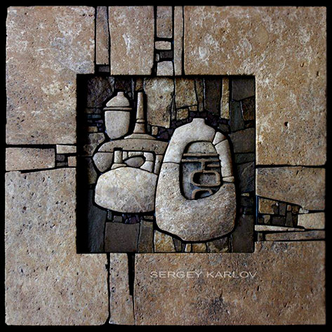 Still Life relief - Sergey Karlov