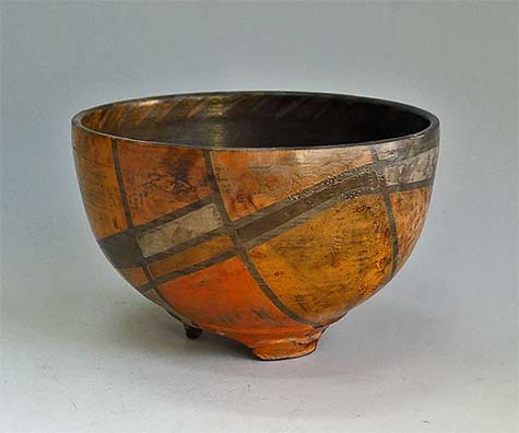  Shamai Sam Gibsh -Smoke-firing-Tea-Bowl