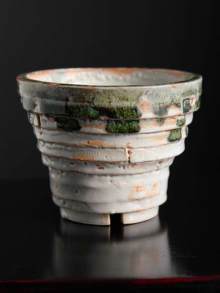 Shino-Bowl-Arvagh stacked clay strip bowl - Adam Whatley