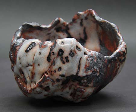 Shino Shika Goto tea bowl